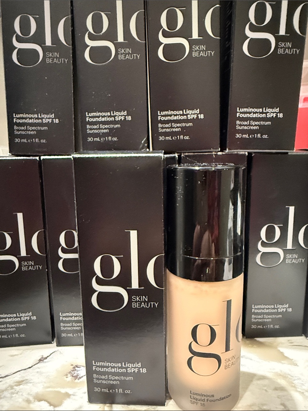 Glo Skin Beauty Luminous Liquid Foundation —Almond